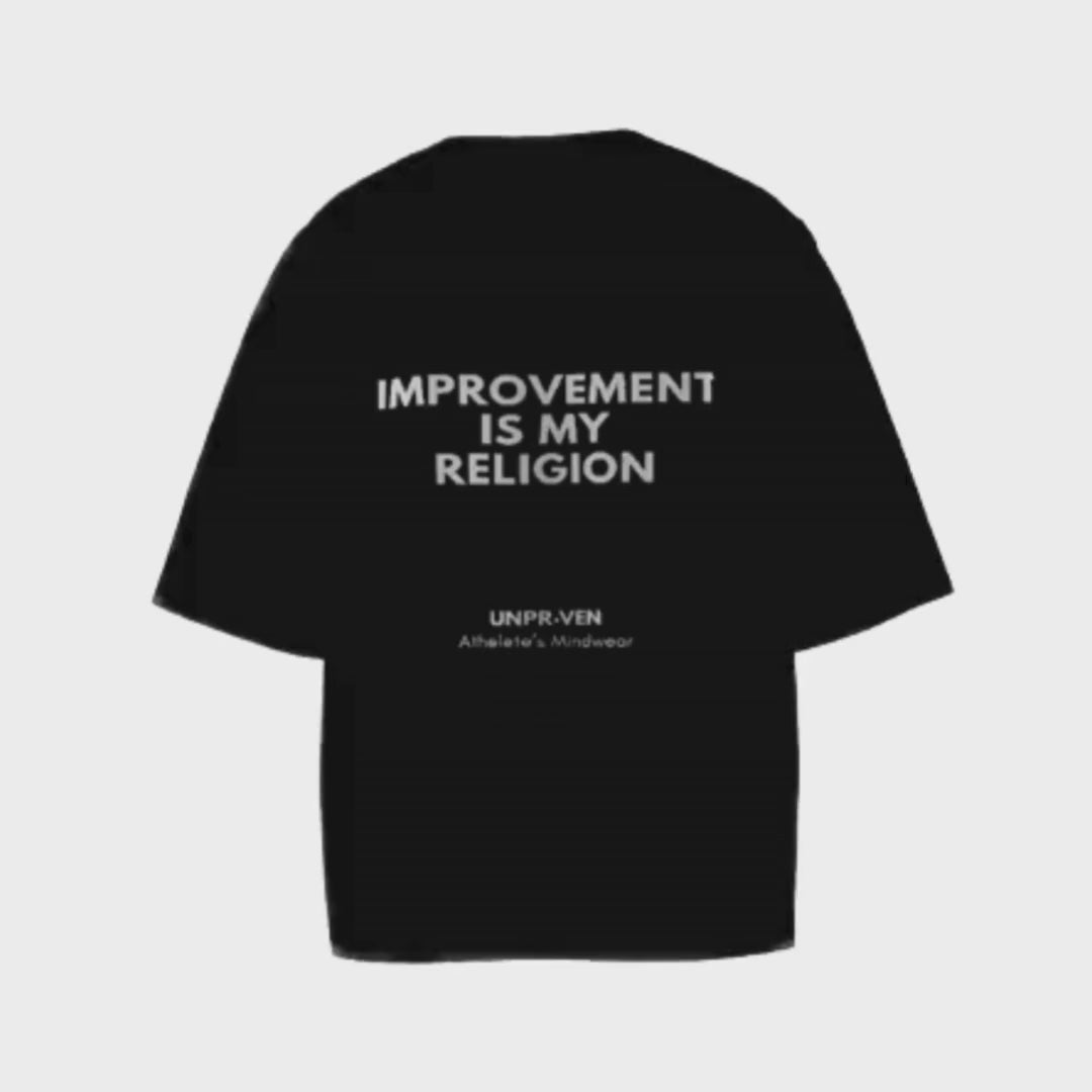 Improvement Is my Religion Oversize T- Shirt